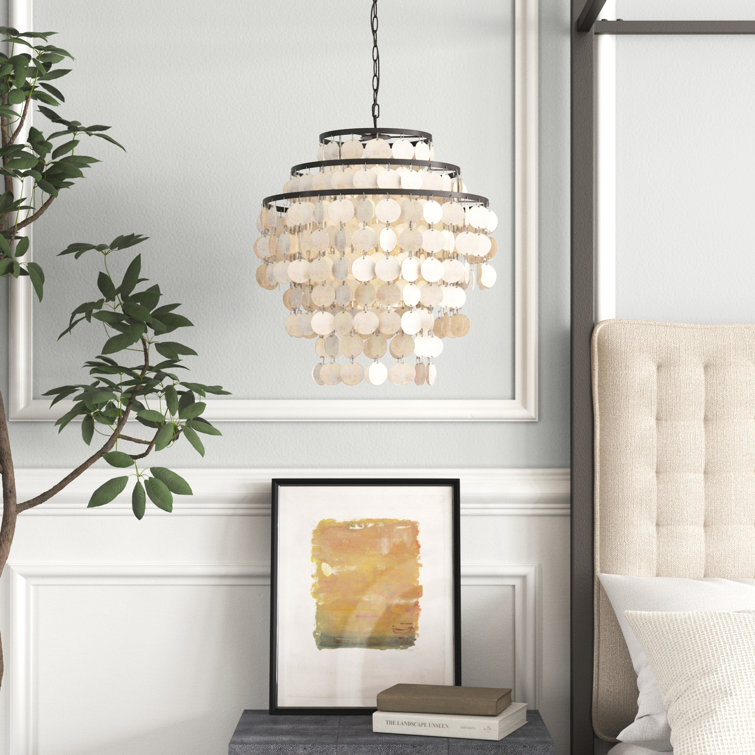 Concord 4 Light Metal Dimmable Tiered Chandelier & Reviews